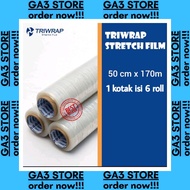 Plastic Wrapping 50cm x 170m x 17mic Film Wrapping [1 box contains 6 rolls]