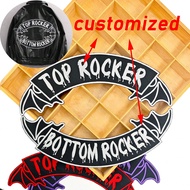 Miếng vá tên cánh dơi cỡ lớn tùy chỉnh, 2 miếng thẻ tên thêu cá nhân, miếng vá may/ủi phù hợp với qu