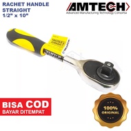 AMTECH RACHET HANDLE SOCKET WRENCH 1/2" X 10" ORIGINAL 1/2" RACHET HANDLE