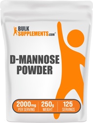 BulkSupplements.com D-Mannose Powder - D-Mannose Supplement, D-Mannose 2000mg - Urinary Tract Health