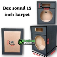 Promo box sound 15 inch karpet box speaker 15 inch karpet Diskon
