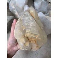 Original rough white quartz stone for home decoration, high energy purification 17cm, weight 1.8kg (