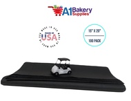 A1 Bakery Supplies Black Bulk Tissue Paper 15 x 20-100 Sheets Premium Tissue Paper