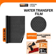 Samurai P001-2 Black Carbon Fiber + WF05 Water Film Activator Set Water Transfer Film