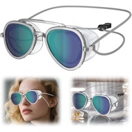 Gogal Children Swimming Goggles 5-16 Years Old-Pilot Design, Anti-Fog and Protective, No Leakage-Sui