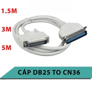 Printer, scan,.. LPT Parallel DB25 to IEEE 1284 CN36 length 1.5m, 3m, 5m, DB25 to CN36