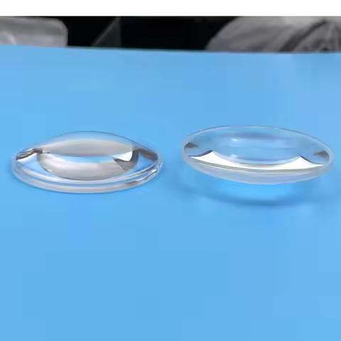 1 Piece Diameter 42mm Focal length 75mm Acrylic VR Lens PMMA Plano Convex lens Transparent 4x Magnif
