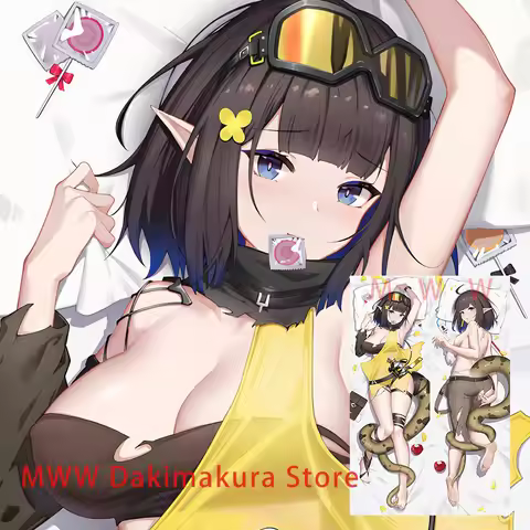Arknights Eunectes Furry Dakimakura 2WAY Hugging Body Pillow Case Anime Pillow Cushion Cover