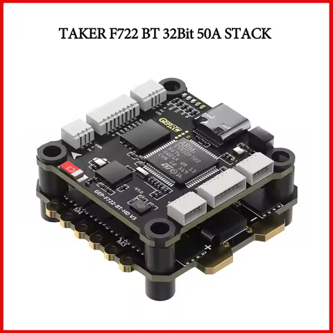 GEPRC TAKER F722 BT 32Bit 50A STACK/F722 BT 8Bit 60A/65A STACK for RC Plane Electronic Chip Accessor
