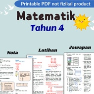 [C188] PDF-Nota & Latihan Matematik Tahun 4