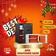 [SHOPEE EXCLUSIVE DEAL & SG BEST SELLER] AIFEIBAO Solitaire Fingerprint Safe Box (Local warranty)