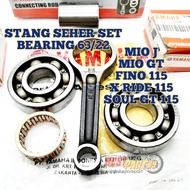 Paket stang seher 54p plus bearing kruk as 63/22 mio j mio gt fino 115 x ride 115 soul gt 115 laher 