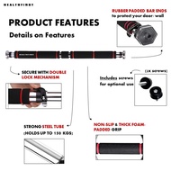 Healthfirst Pull Up Bar Pull Up Chin Up Bar With Loing Mechanism