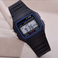 Sports Electronic Watch Multifunctional Ultra-Thin Luminous Alarm Clock Children F-91w Electronic Wa