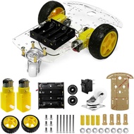 DIY Robot Smart Car Chassis Kit with Speed Encoder, 2 Wheels and and Battery Box for Arduino/Microbi