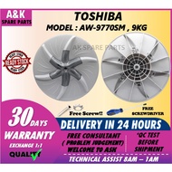 AW-9770S 9KG Toshiba Pulsator / Mesin Basuh Pinggan Ganti Ready Stock