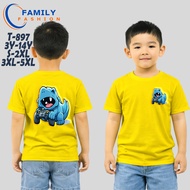 T-SHIRT KIDS UNISEX PRINTED CUSTOMISE 100% COTTON (SIZE 3Y-14Y)