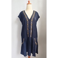 Hyphen World Gallery Rayon Blend Beaded Dress (SIZE M)