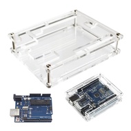 Arduino UNO R3 Acrylic Case High-Quality Shell Lightweight Protective Enclosure Set