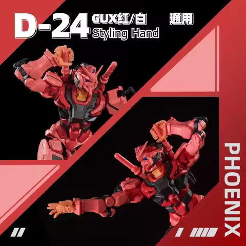 PHOENIX 3D Printing Parts D-24 5 Pairs Styling Hand for GQuuuuuuX Red White Universal Hobby DIY Deta