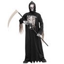 Horror Clown Halloween Costume - Spooky Skeleton Theme