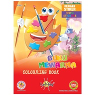 EB5 - 1 Colouring Book With Sticker 16 Pages B5 Size (1)