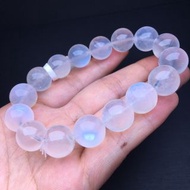 💙【星河療癒·至尊安神】藍月光天然水晶手串｜11-15mm收藏級靈鏈｜6450結緣💰｜深層平衡·靈性覺醒