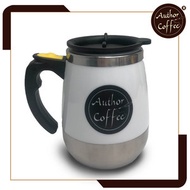 Author Coffee - 自動咖啡攪拌杯(白色)/懶人創意電動奶昔杯/蛋白粉自動攪拌杯