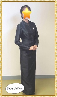 ชุดไทยจิตรลดา สีดำ มีทุกไซส์ ร้าน Gade-Uniform