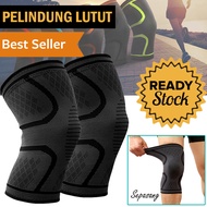 Pelindung Lutut Knee Support Pad Brace Fitness 1 PASANG Kneepad Deker Dekker Decker Dengkul Pria Dew