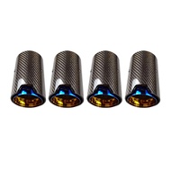 belook 4 ชิ้น อุปกรณ์ตกแต่งรถยนต์ ปลายท่อไอเสีย สำหรับ BMW M2 F87 M3 F80 M4 F82 F83 M5 F10 M6 F12 ขน