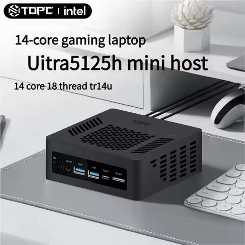 SZBOX Core Ultra 5 125H/Ultra 7 165H/Ultra9 185H MINI PC DDR5 5600MHz M.2 2280 PCle4.0x4 WiFi 6E BT5