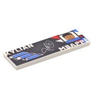 COOLPON | This Is Lego®LEGO®Genuine Parts Printing Tile 2x6 KYLIAN MBA 69729pb247