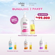 BUNDLING WHITE INC AHA Body Serum + Alpha Glowhite Body Lotion to Whitening & Moisturizing