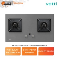 Vatti 78CM Flexi Gas Hob C822G 2 Burner High Power 5.5kw Double Burner C822G Dapur gas