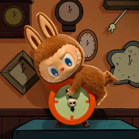 POPMART LABUBU THE MONSTERS 1:00 A.M. Series Mystery Box Genuine Blind Box Guess Toys Bag Ornament F