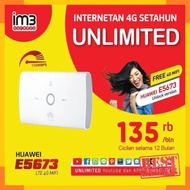 Mifi Modem Wifi Router 4G UNLOCK Huawei E5673 Free INDOSAT UNLIMITED -