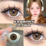 {เกรด -0.00~-6.00} UYAAI x FRESHLADY คอนแทคเลนส์ k4 Series น้ำตาล สัมผัสด้วยสีธรรมชาติ สามารถใช้สำหร