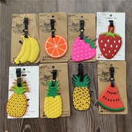 Fruit Series Apple Banana Watermelon Pineapple Luggage Tag Trailer Tag Identification Tag Boarding P
