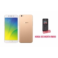 Oppo R9s 4+64GB Gold (1Y Oppo M’sia Warranty) [FREE Nokia 105 worth RM99]