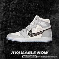 Jordan 1 retro high dior cnc 8607 002aj1 aj shoes for men and women zecj