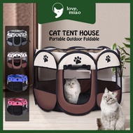 Cat Collapsible Shape Tent Rumah Kucing Cat House Portable Folding Outdoor Travel Pet Tent Dog Tent