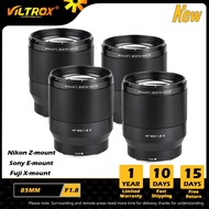 VILTROX 85Mm F1.8 STM Fuji Lens Full Frame Auto Focus Portrait Lens For Sony E Mount Lens Fujifilm XF Nikon Z Mount Camera Lens