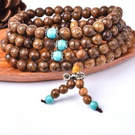 1pc New 6mm Sandalwood Buddhist Buddha Meditation 108 Prayer Beads Mala Bracelet