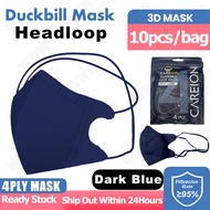 (50PCS Mask Murah)Duckbill face mask 50pcs original 4ply 3d duckbill mask headloop&earloop V-mask fo