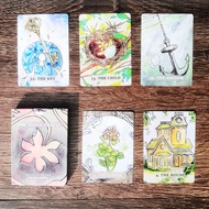 6 * 9cm Ink Renaultan Ink Color Card Board Game Card Game English Board Game Divination The paper or