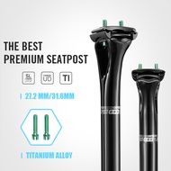 Ready Stock! Lexon Carbon Bike Seatpost 27.2/31.6mm 400mm 5mm Offset, UD Carbon Fiber Ultralight 205