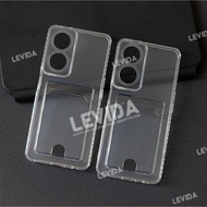 Oppo A98 5g Card Case Clear / Clear Card Slot Case Oppo A98 5g