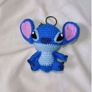 GANTUNGAN AMIGURUMI STITCH DISNEY/DISNEY KEYCHAIN/STITCH KNITTED KEYCHAIN/STITCH KEYCHAIN/STITCH KNI