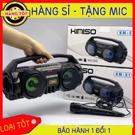 [TẶNG 1 MIC - GIẢM THÊM 12% ] Loa Kẹo Kéo Karaoke Bluetooth Mini KIMISO - Tiện lợi - Âm to - Cực đã 